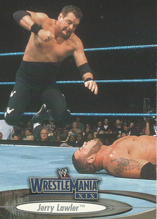 WWE Fleer Wrestlemania XIX 2003 Jerry Lawler #34