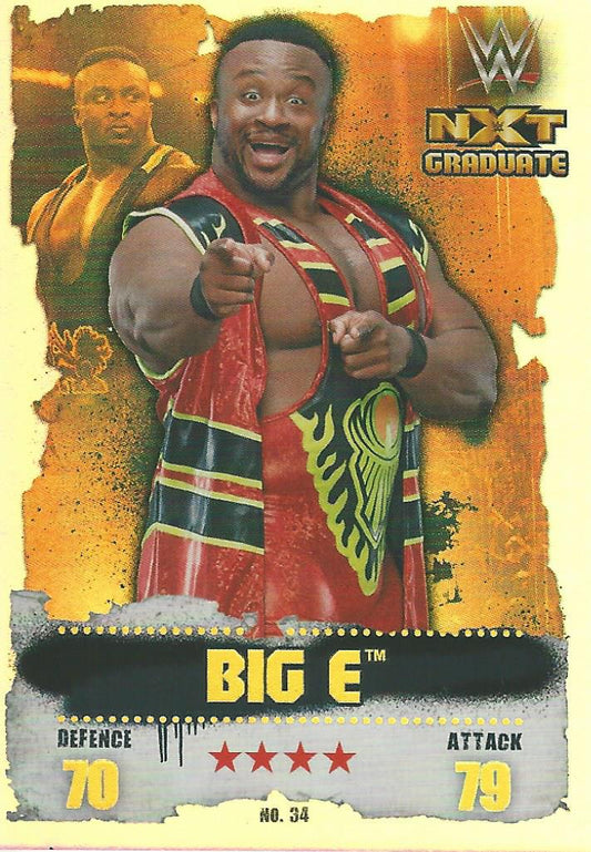 WWE Topps Slam Attax Takeover 2016 Big E #34