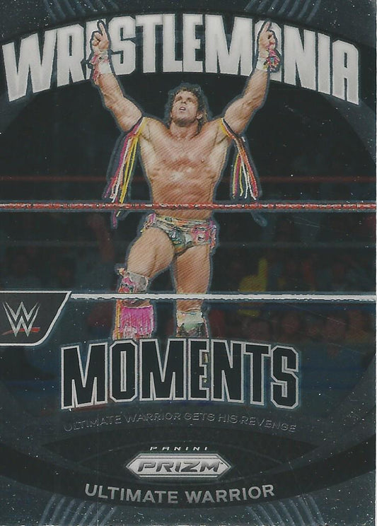 WWE Panini Prizm 2024 Wrestlemania Moments Ultimate Warrior #23