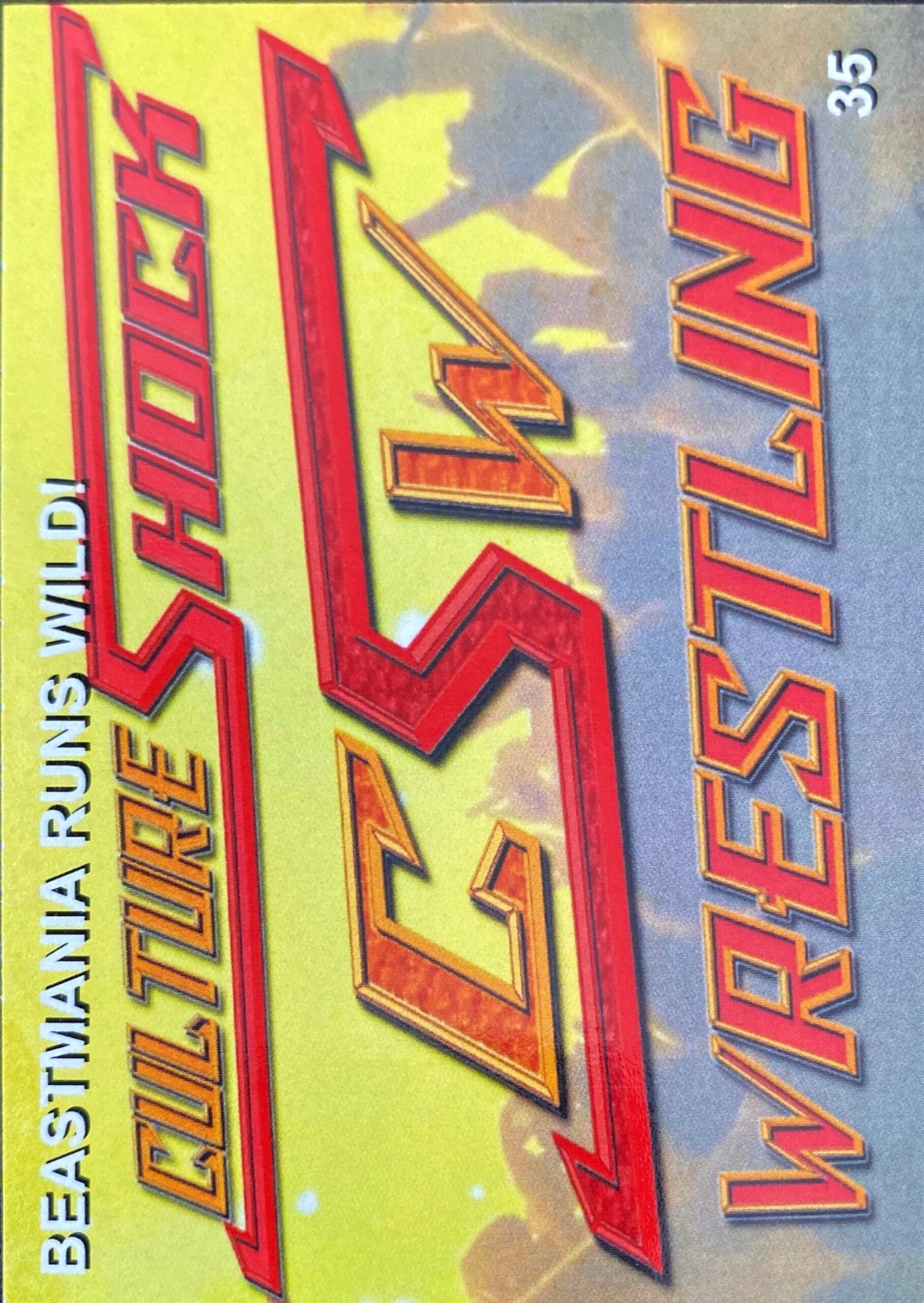 Beastmania Runs Wild! trading card PW Catalog