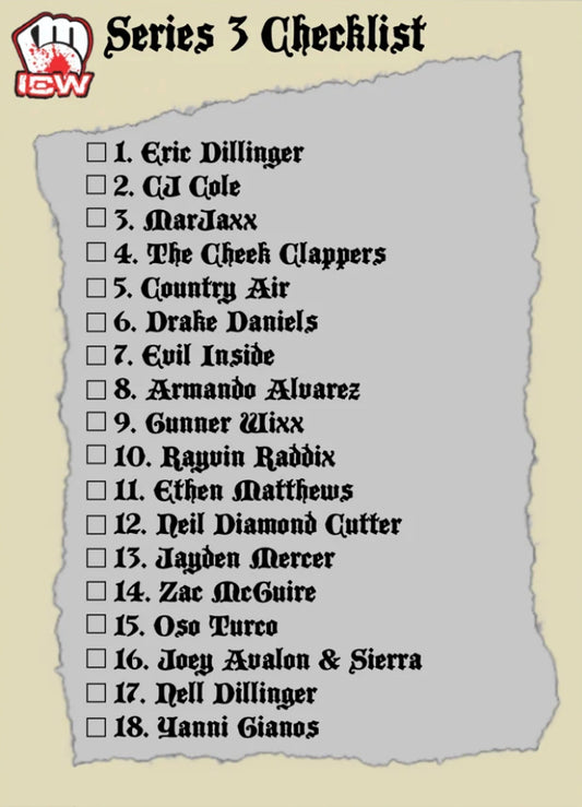 Trading Cards Checklist