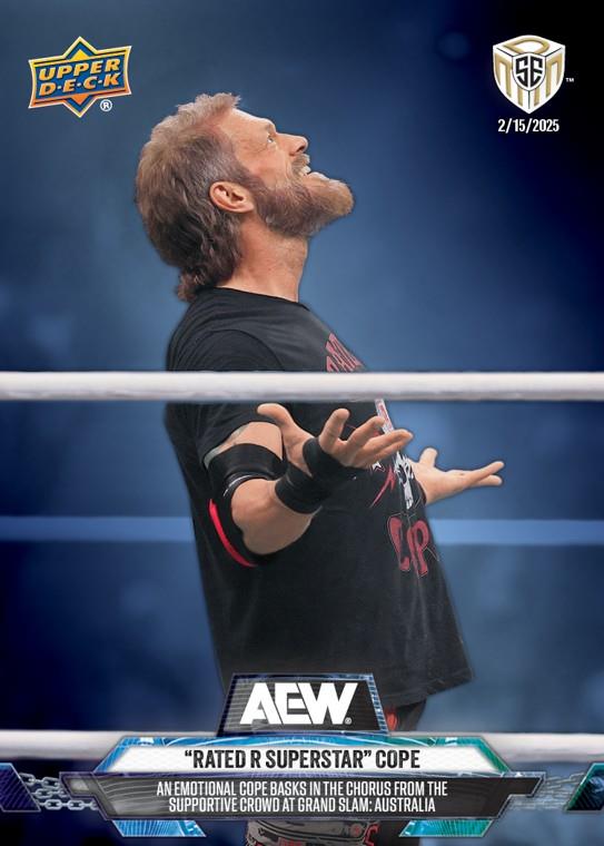 “Rated R Superstar” Cope – an Emotional Cope Basks in the Chorus From the Supportive Crowd at Grand Slam: Australia