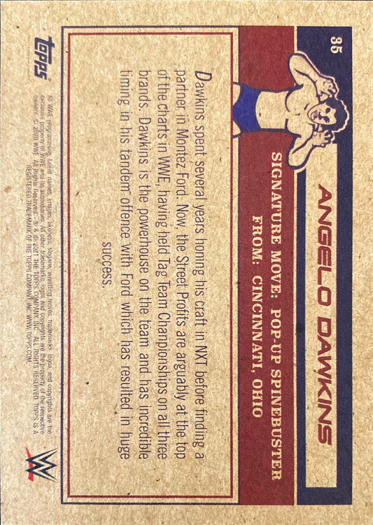 Angelo Dawkins trading card PW Catalog