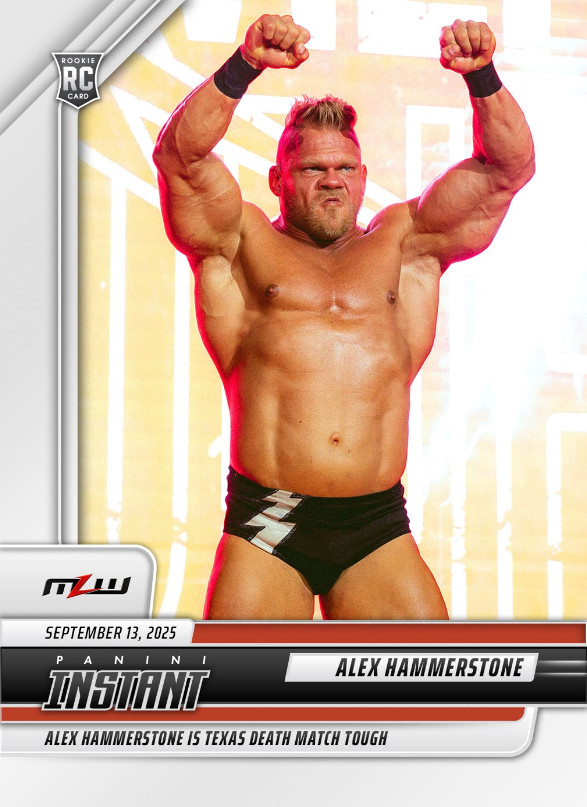 Alex Hammerstone – Alex Hammerstone IS Texas Death Match Tough trading card PW Catalog