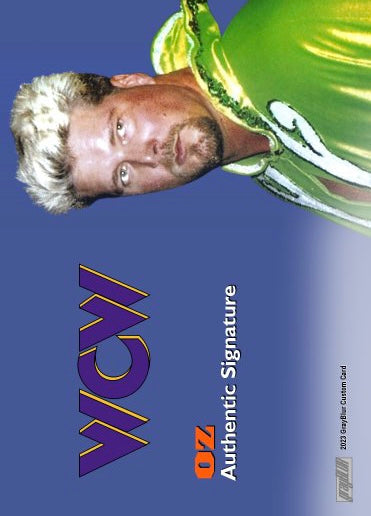 OZ – WCW trading card PW Catalog