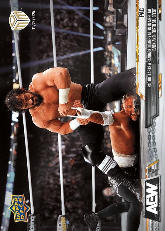PAC – PAC Outlasts a Bandaged Darby Allin in a Brutal Back-And-Forth Slugfest