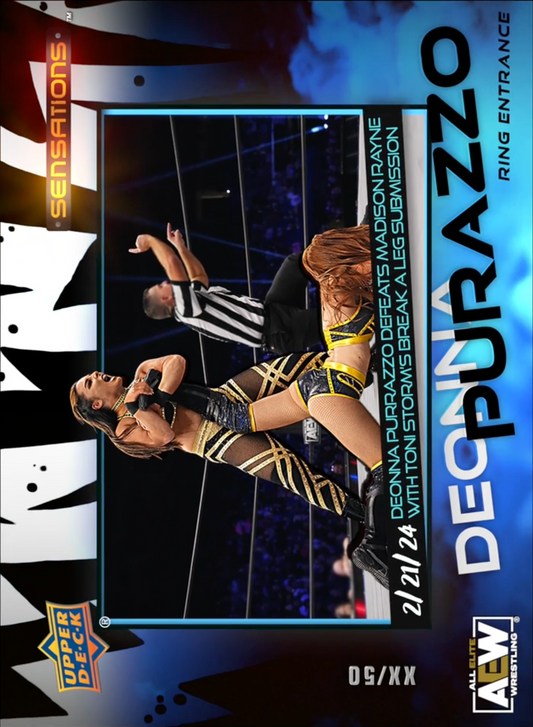 2/21/24 – Deonna Purrazzo – Deonna Purrazzo Defeats Madison Rayne With Toni Storm’s Break a Leg Submission