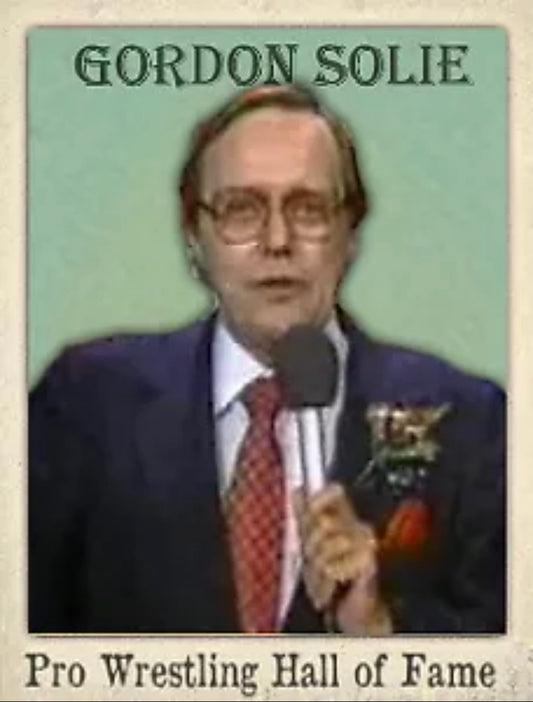 Gordon Solie trading card PW Catalog