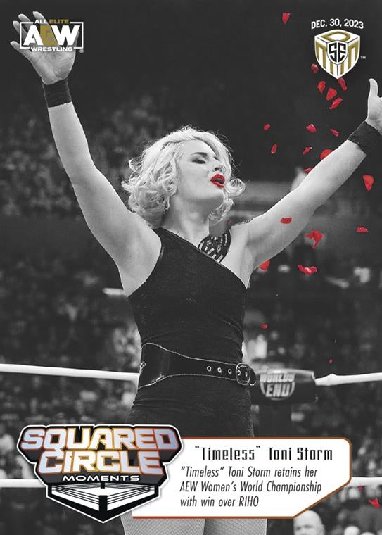 Squared Circle Moments – “Timeless” Toni Storm – “Timeless” Toni Storm Retains HER AEW Women’s World Championship With Win Over Riho