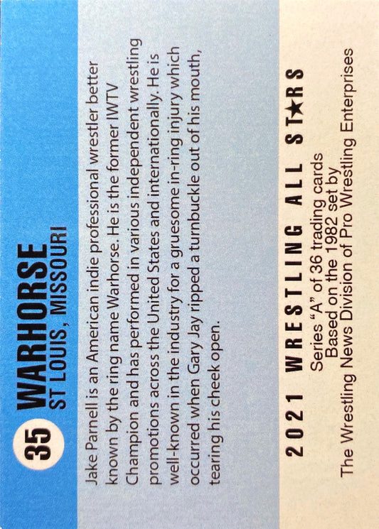 Warhorse trading card PW Catalog