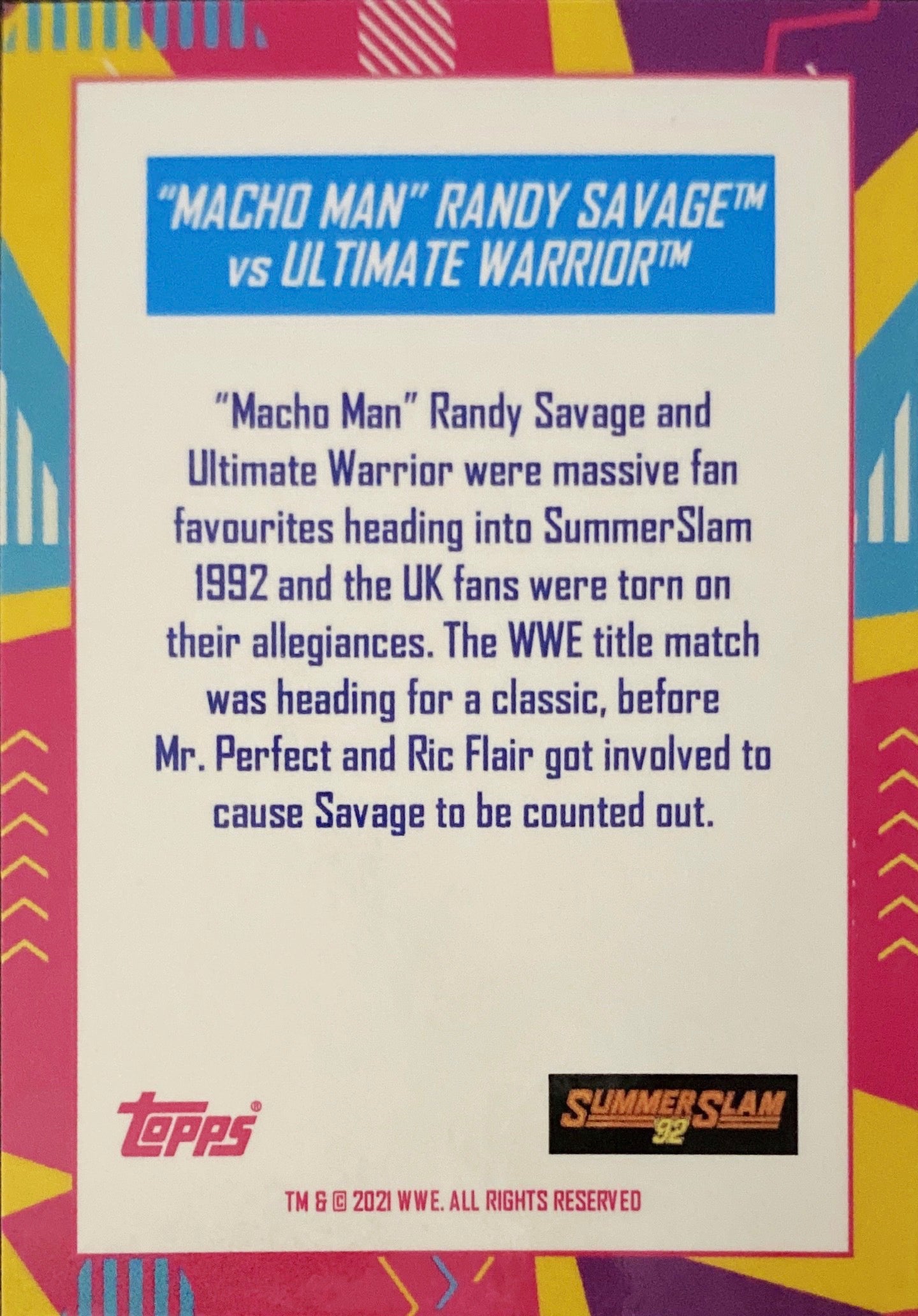 SummerSlam ’92 – “Macho Man” Randy Savage vs. Ultimate Warrior - image 2