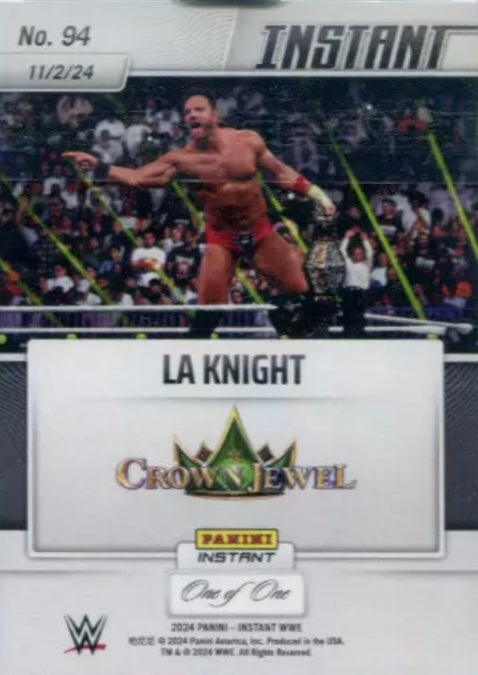 La Knight – la Knight Retains the United States Championship trading card PW Catalog