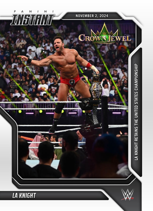 La Knight – la Knight Retains the United States Championship trading card PW Catalog