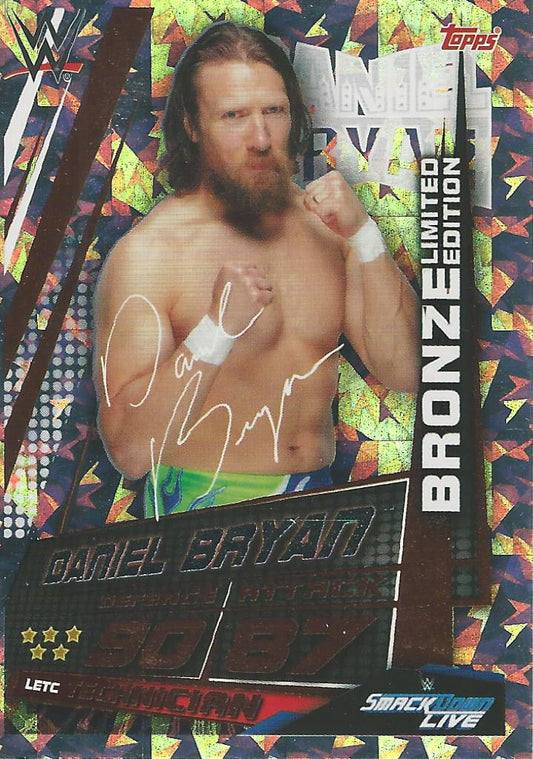 WWE Topps Slam Attax Universe 2019 Daniel Bryan LETC trading card PW Catalog