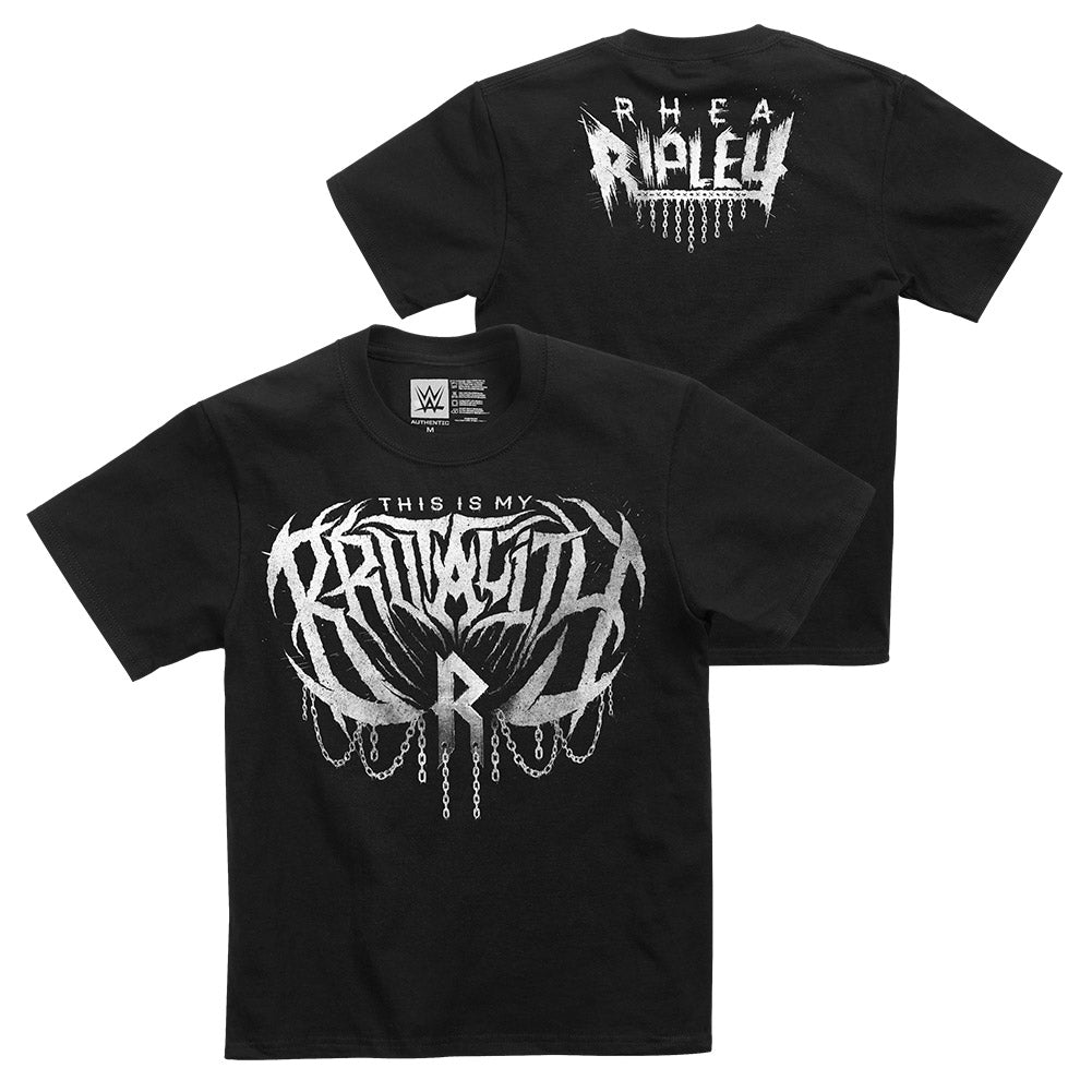Rhea Ripley "This is My Brutality" Youth Logo T-Shirt
