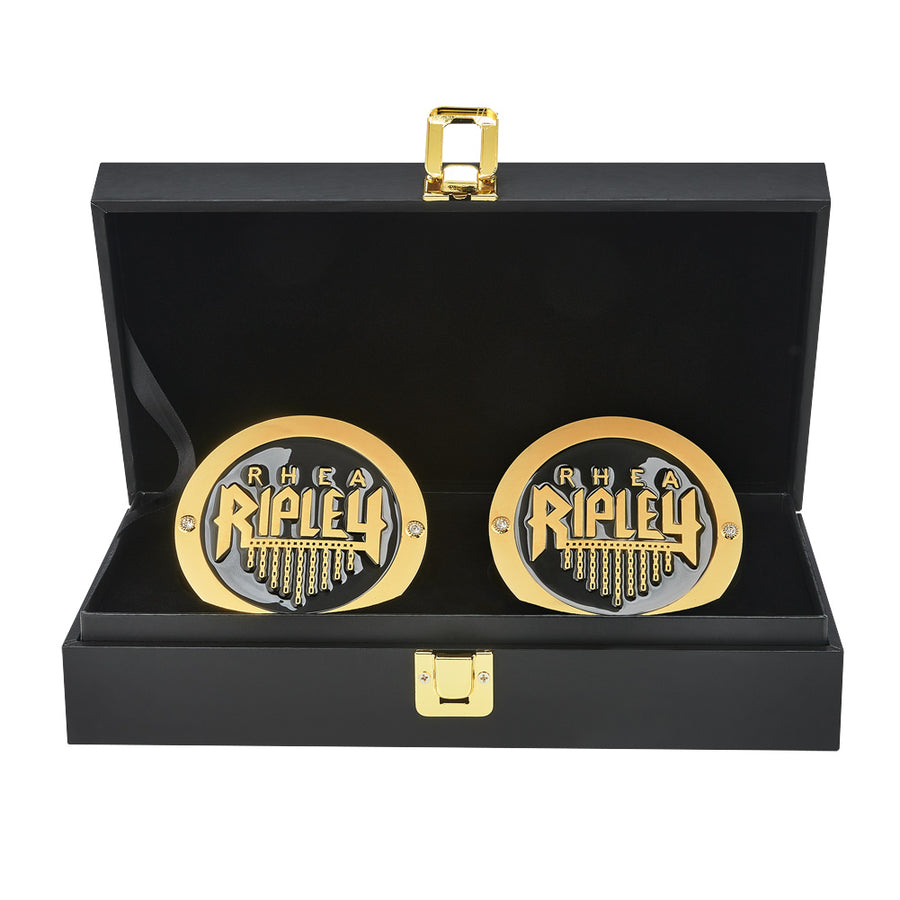 Rhea Ripley NXT UK Women's Championship Replica Side Plate Box Set