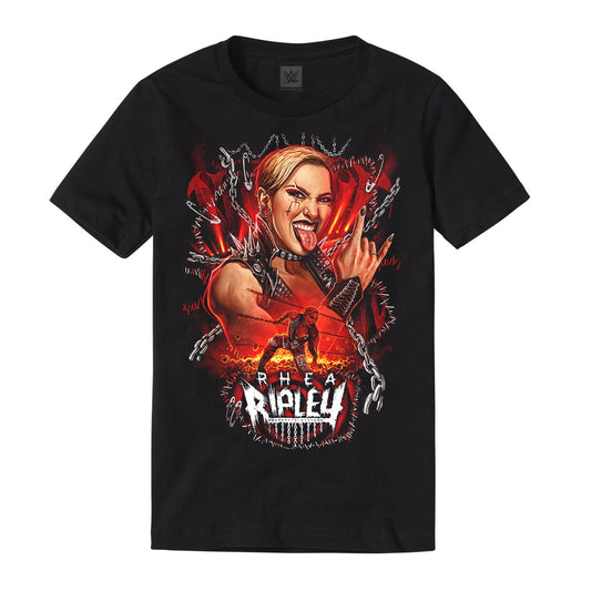 Rhea Ripley "Chains" T-Shirt T-Shirt PWcatalog
