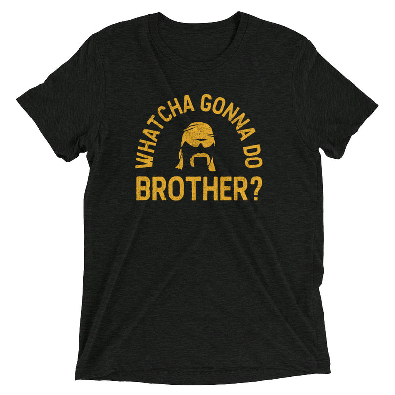 Hulk Hogan "Whatcha Gonna Do Brother?" Tri-Blend T-Shirt