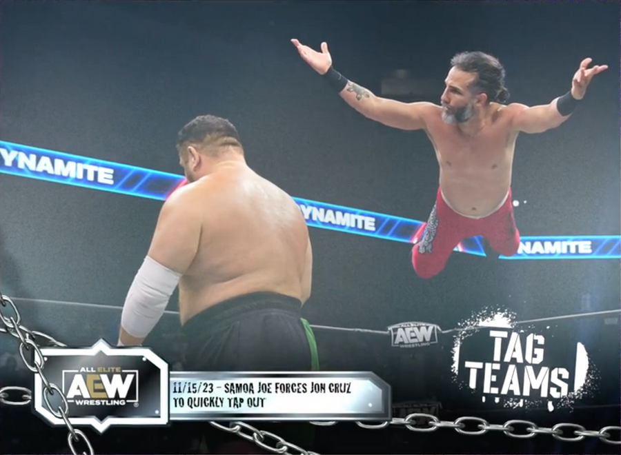 11/15/23 – Samoa JOE – Samoa JOE Forces JON Cruz to Quickly TAP Out
