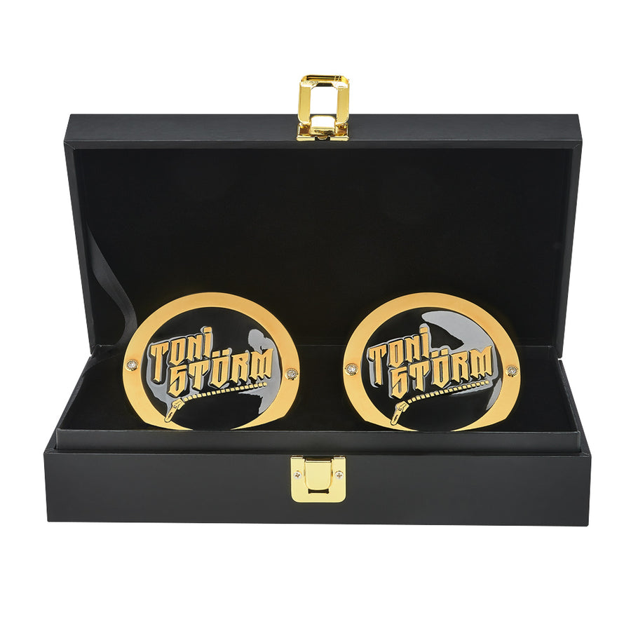Toni Storm NXT UK Championship Replica Side Plate Box Set