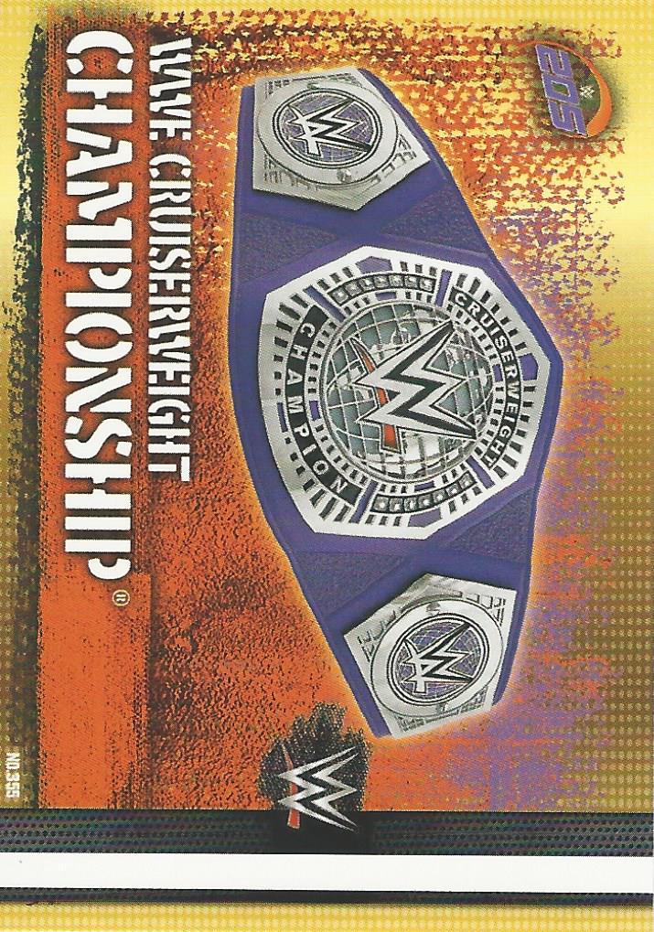 WWE Topps Slam Attax 10th Edition 2017 Cruiserweight Championship #355