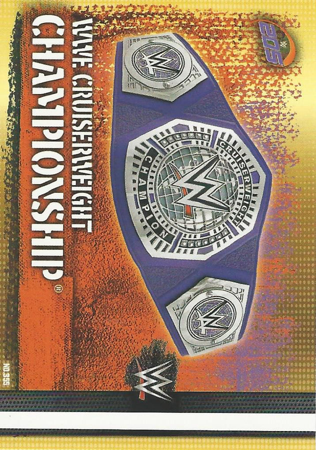 WWE Topps Slam Attax 10th Edition 2017 Cruiserweight Championship #355
