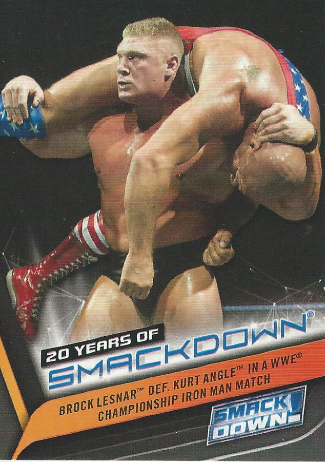 WWE Topps Smackdown 2019 Brock Lesnar SD-13 trading card PW Catalog