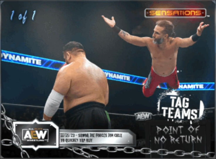 11/15/23 – Samoa JOE – Samoa JOE Forces JON Cruz to Quickly TAP Out