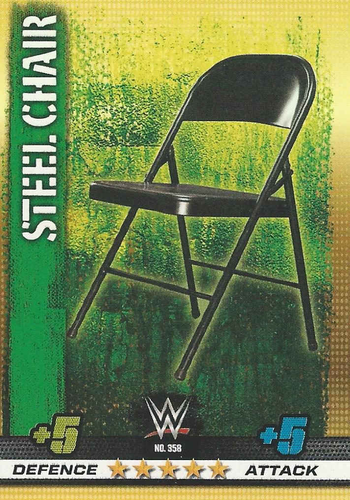 WWE Topps Slam Attax 10th Edition 2017 Chair #358