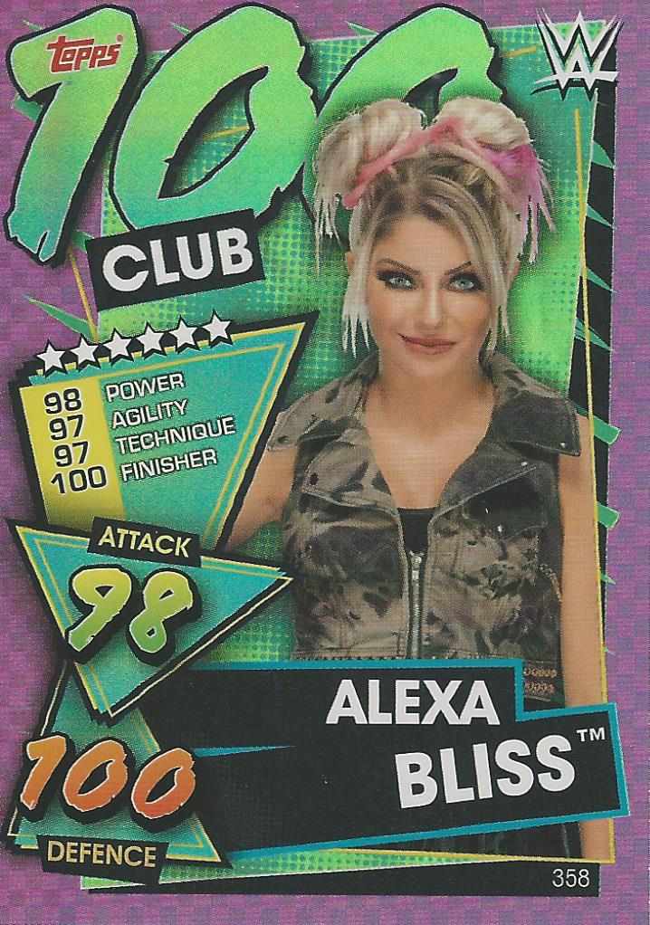 WWE Topps Slam Attax 2021 Alexa Bliss #358