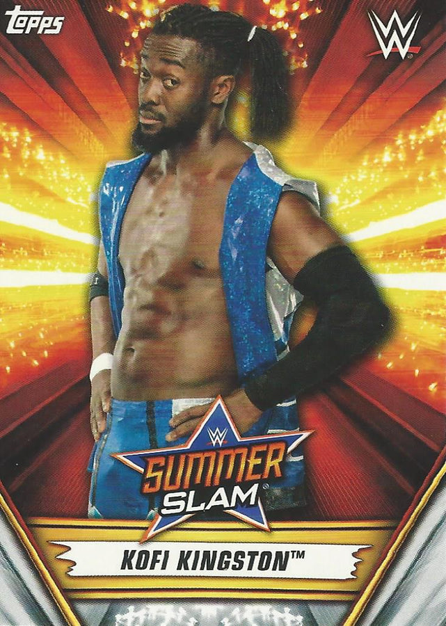 WWE Topps Summerslam 2019 Kofi Kingston #35