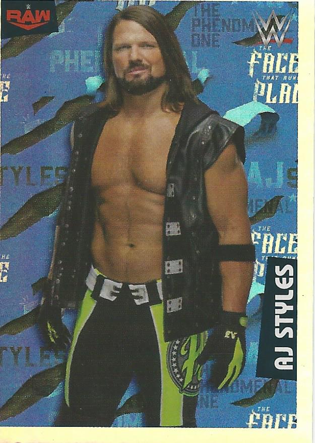WWE Panini 2022 Sticker Collection AJ Styles Foil #35