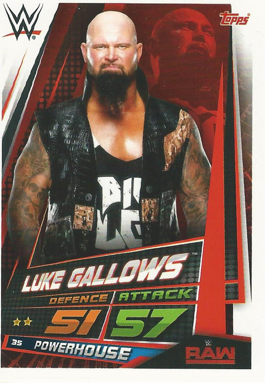 WWE Topps Slam Attax Universe 2019 Luke Gallows #35