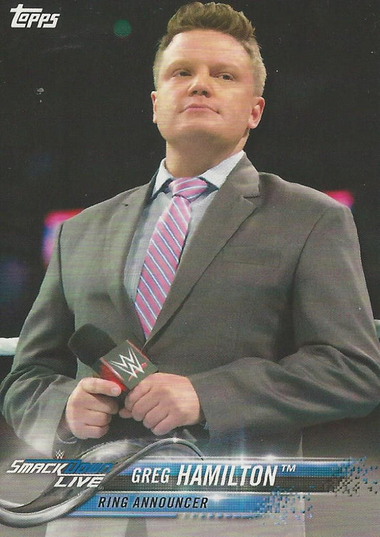 WWE Topps 2018 Greg Hamilton #35
