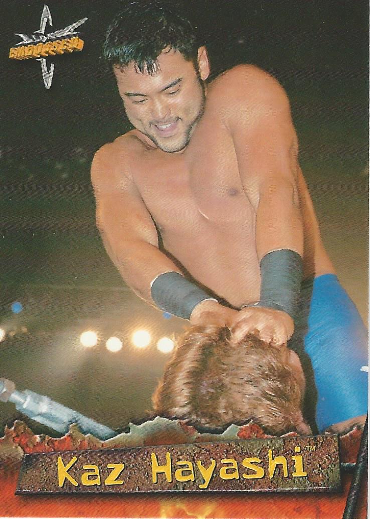 WCW Topps Embossed 1999 Kaz Hayashi #35