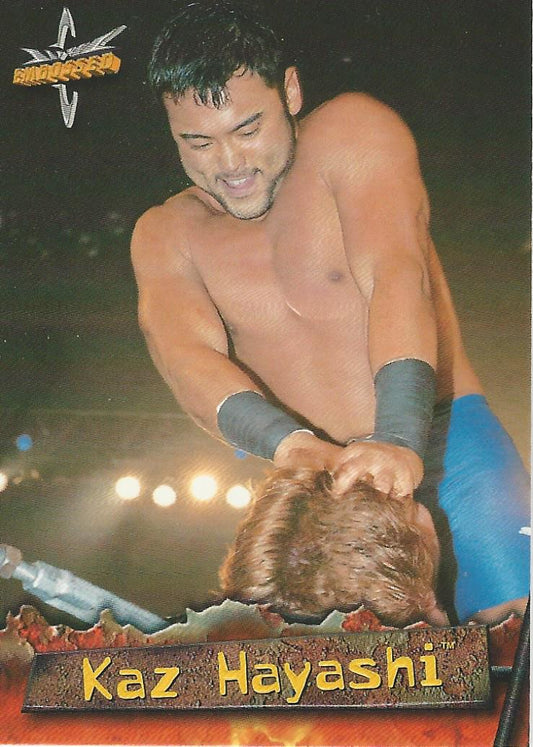 WCW Topps Embossed 1999 Kaz Hayashi #35
