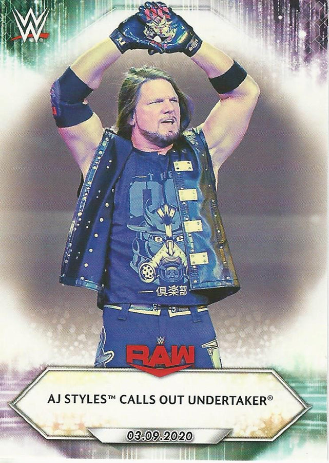 WWE Topps 2021 AJ Styles #35