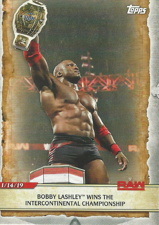 WWE Topps Road to Wrestlemania 2020 Bobby Lashley #35