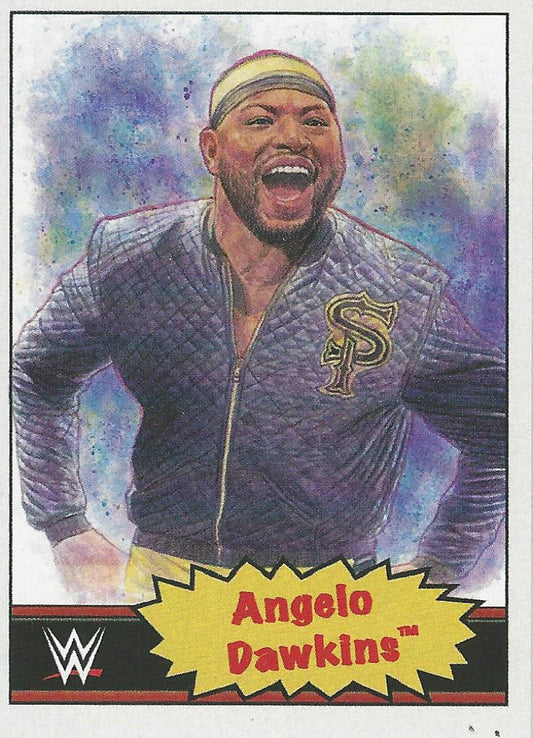 WWE Topps Living Set 2021 Angelo Dawkins #35