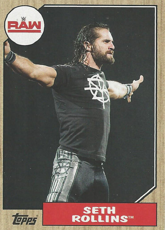 WWE Topps Heritage 2017 Seth Rollins #35