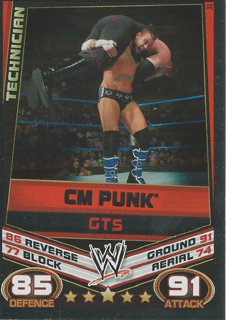 WWE Topps Slam Attax Rebellion 2012 CM Punk #35