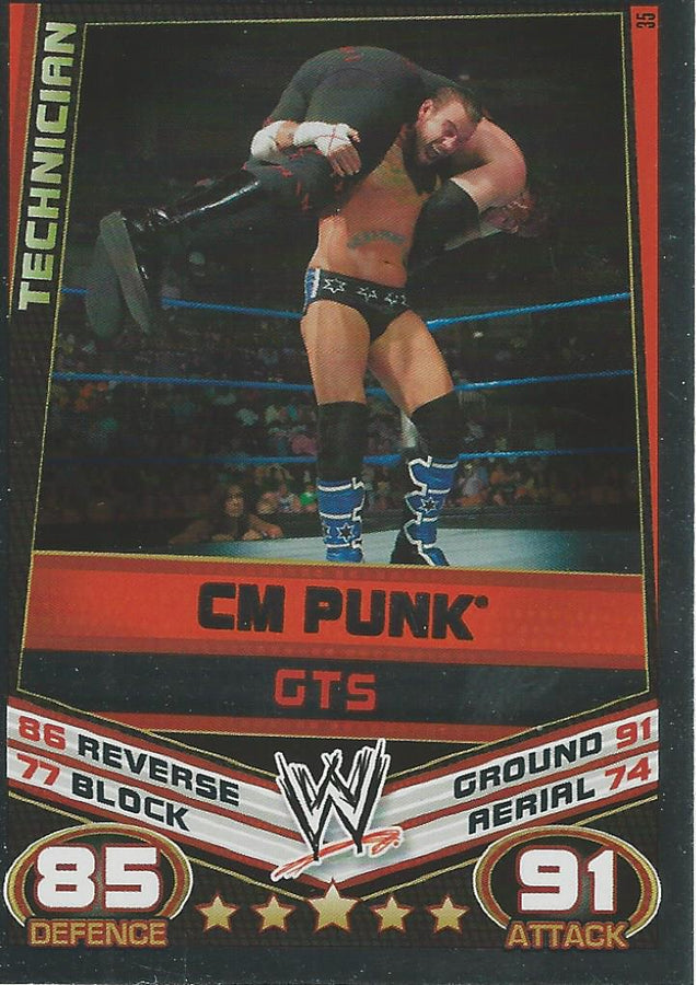 WWE Topps Slam Attax Rebellion 2012 CM Punk #35
