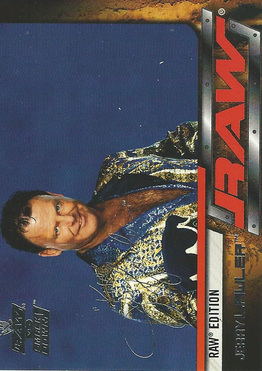 WWE Fleer Raw vs Smackdown 2002 Jerry Lawler #35