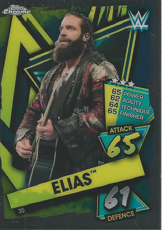 WWE Topps Slam Attax Chrome 2021 Elias #35