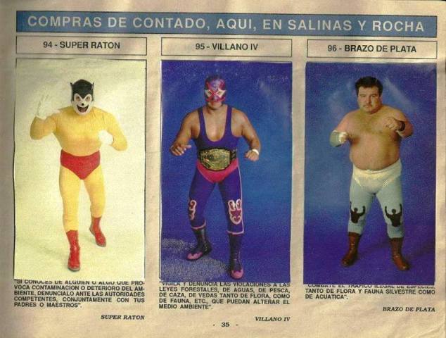 Super Album de Luchas Stickers Album 1991 From Mexico Stickers Album PW Catalog