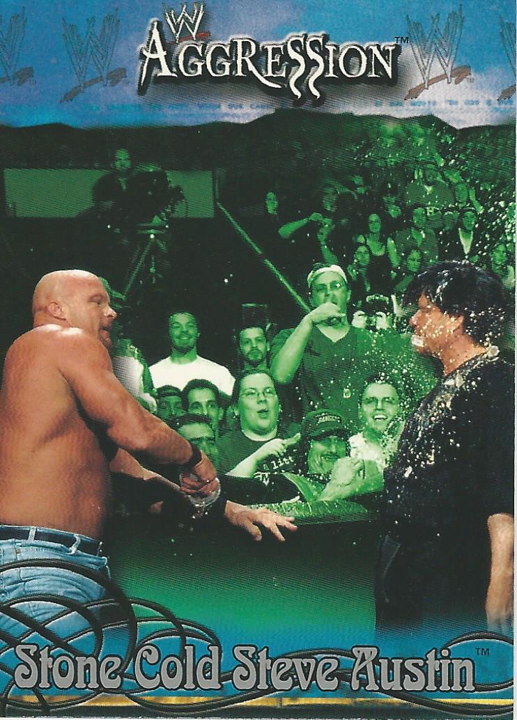 WWE Fleer Aggression 2003 Stone Cold Steve Austin #35
