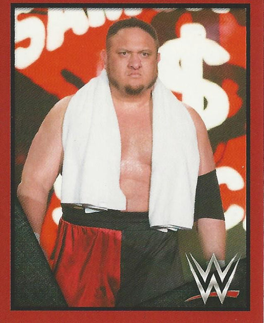 WWE Topps Then Now Forever 2016 Stickers Samoa Joe #35