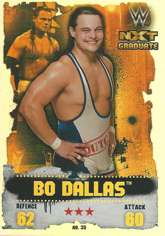 WWE Topps Slam Attax Takeover 2016 Bo Dallas #35