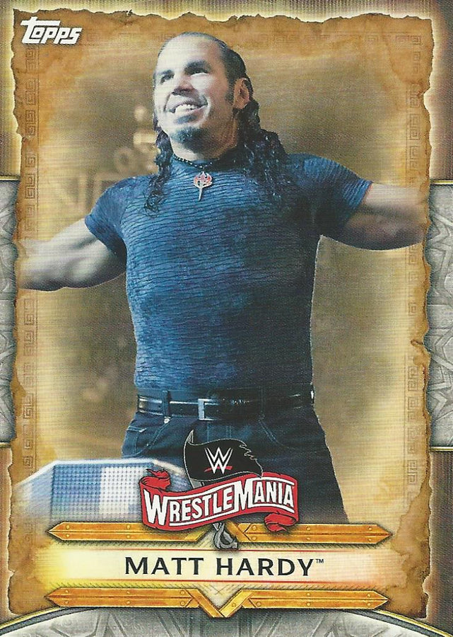 WWE Topps Road to Wrestlemania 2020 Matt Hardy WM-35 trading card PW Catalog