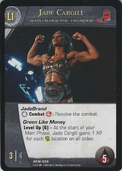 Jade Cargill trading card PW Catalog